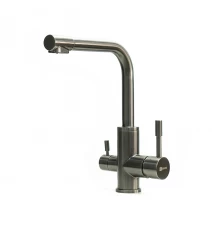 Expert Смеситель для кухни, выс.пов.излив 210мм фильтр.воды, р/ОД, графит нано, LM, LM5061GMN