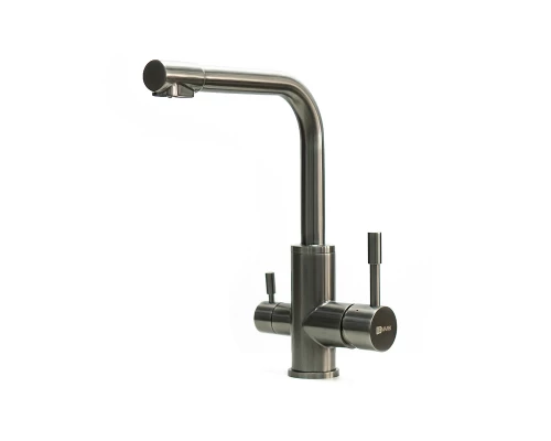 Expert Смеситель для кухни, выс.пов.излив 210мм фильтр.воды, р/ОД, графит нано, LM, LM5061GMN