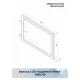 Зеркало Rimini LED 1000x700