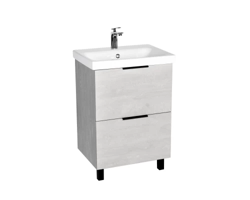 Тумба под раковину VIANT БЕРЛИН 60 напольная цемент (VBER60MDC-T2Y)