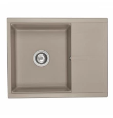 Мойка для кухни  Делия 65 650x516x218 мм, прямоуг. с крылом, серый шелк
