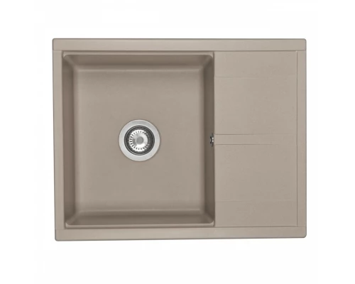Мойка для кухни  Делия 65 650x516x218 мм, прямоуг. с крылом, серый шелк