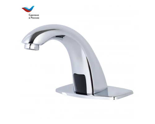 КОТТЕДЖ Смеситель для умывальника, сенсорный с литым изливом, СЛ-ОД-С12, Славен
