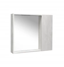 Зеркало со шкафом VIANT БЕРЛИН 80 подвесное цемент (VBER80C-ZSH)