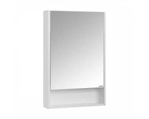 Зеркальный шкаф СКАНДИ 55, подвесной, белый