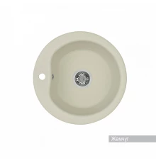 Мойка для кухни  Мида 510x510x210 мм,круглая, жемчуг