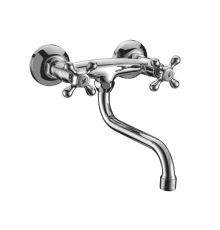 Standard Смеситель для кухни, пов.излив 232мм на стену, р/ДВ, хром, LM, LM2111C