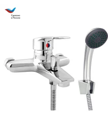 ПРОРАБ Смеситель для ванны с коротким литым изливом, одноручный, СЛАВЕН, Ц30