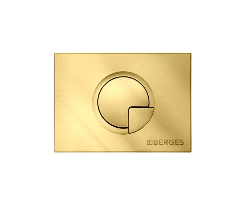 Кнопка  для инсталляции NOVUM R9 золото глянец, BERGES