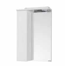 Зеркальный шкаф ПАНДА 50, левый, белый