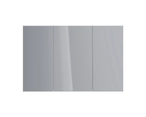 Шкаф зеркальный Lemark UNIVERSAL 120х80 см 3-х дверный, цвет корпуса: Белый глянец