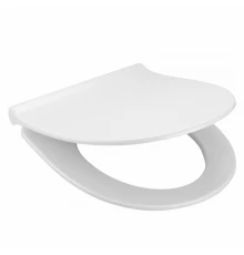 VICTORIA Сиденье и крышка для унитаза, дюропласт.,тонкое , с механизмом мягкого закрыв. ROCA