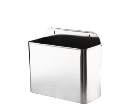 Контейнер для мусора на 11 литров настенный из нержавеющей  стали