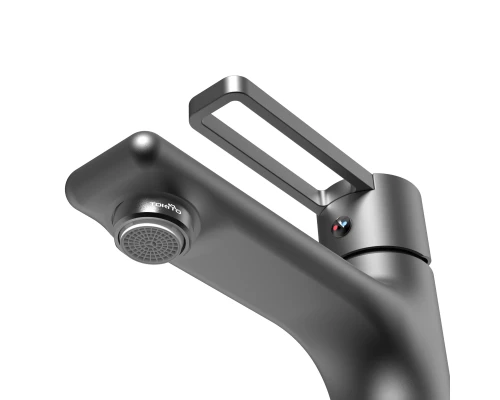 Смеситель для раковины TOKITO KUDO черный (TOK-KUD-1011)