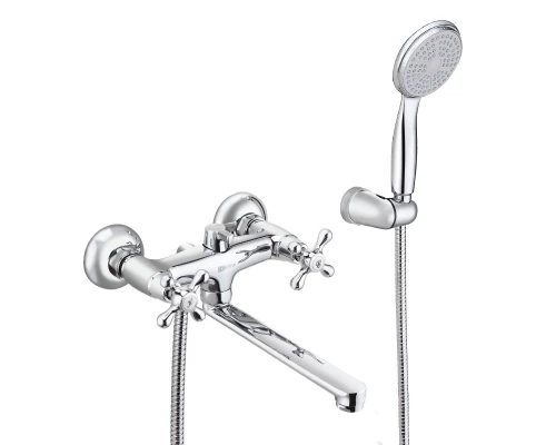 Standard Смеситель для ванны, плоск.пов.излив 200мм, р/ДВ, хром, LM, LM2113C