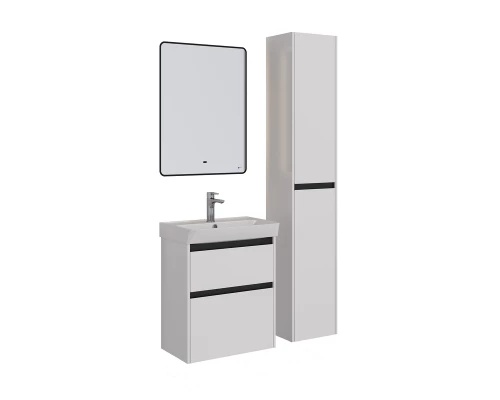 Зеркало Lemark MIOBLACK 60х80 см с интерьерной подсветкой, с подогревом