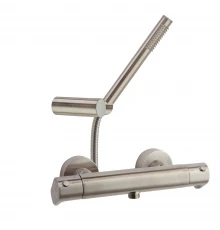 Термостатический смеситель для душа наружнего монтажа с душевым комплектом ALEXIA 3634DNC никель бра