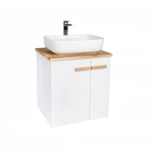 Тумба под раковину VIANT МЮНХЕН 60 подвесная белый (VMUN60NBEL-T2STP)