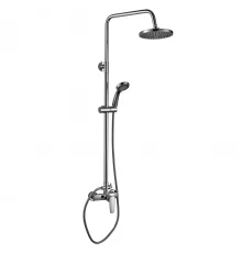 S35 Смеситель для душа, без излива с верх.лейкой 'Троп.дождь', р/ОД, хром, ROS, S35-45