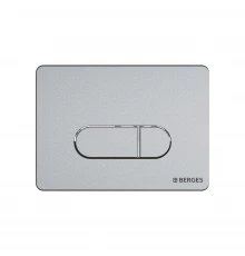 Кнопка  для инсталляции NOVUM D2, хром матовый, BERGES