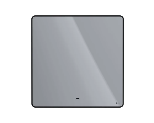 Зеркало Lemark MIOBLACK 80х80 см с интерьерной подсветкой, с подогревом