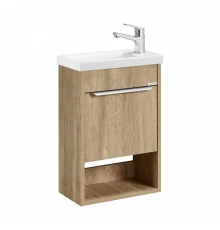 Тумба-умывальник ХОУП 40, 1 дв., подвесная, орех (под раковину МИРАНДА 40)