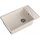 GranFest QUARZ (GF-ZL51) Мойка для кухни 760*480мм (белый)