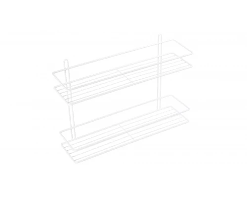 Полка прямая двухэтажная белая Fixsen FX-730W-2