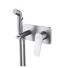 Bronx Смеситель для биде, без излива встраивамемый гигиен.душ,р/ОД, графит, LM, LM3720GM