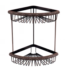 Jasmine Полка угловая, 2-х ярусная, LM, LM6682ORB