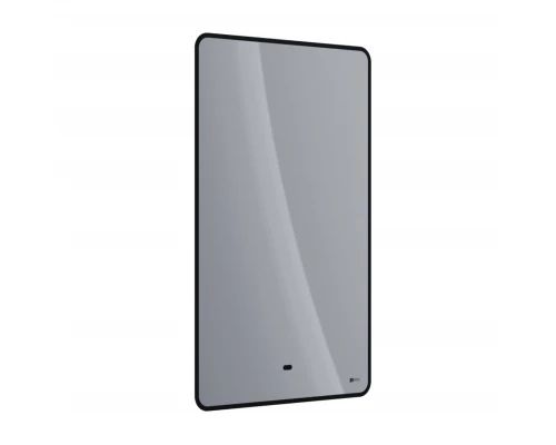 Зеркало Lemark MIOBLACK 50х80 см с интерьерной подсветкой, с подогревом