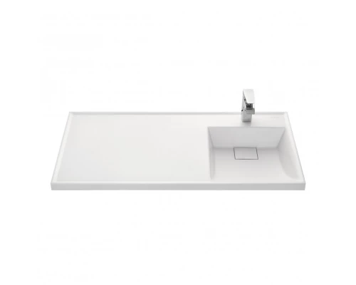 Раковина ЛОНДРИ 105, правая, белая