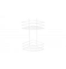 Полка угловая двухэтажная белая Fixsen FX-710W-2