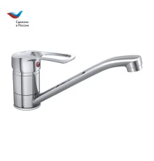 ПРОРАБ Смеситель для мойки с длинным изливом (б/з подвод.), одноручный, СЛАВЕН, Ц21