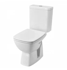 НЕО ЛАЙТ Унитаз-компакт, косой выпуск, 2-х режимная арматура, сиденье тонкое дюропласт Soft-close, C