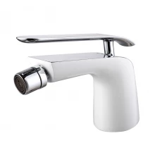 Melange Смеситель для биде, пов.аэратор 124мм, р/ОД, хром/белый, LM, LM4908CW