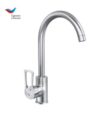 ПРОРАБ Смеситель для мойки с высоким изливом, одноручный, СЛАВЕН, Ц22