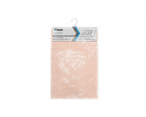 Коврик для ванной Fixsen Soft, розовый, 1-ый (40х60 см) FX-4001B
