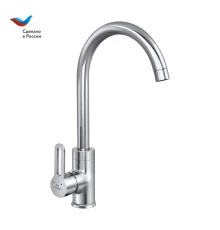 ГОРОД Смеситель для мойки с высоким изливом, одноручный, СЛАВЕН, Т22