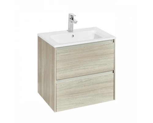 ONA Модуль для раковины 600 мм, 585x450x565 мм, с 2 ящиками, светлый дуб, ROCA