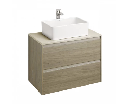 ONA Модуль для раковины 800 мм, 785x450x565 мм, с 2 ящиками, темный вяз, ROCA