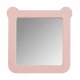 Зеркало КАСПЕР МИШКА, квадратное, розовый матовый