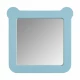 Зеркало КАСПЕР МИШКА, квадратное, голубой матовый