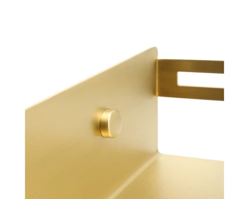 Полка прямоугольная одноэтажная золото-сатин FIXSEN HOTEL (FX-31003H)