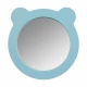 Зеркало КАСПЕР МИШКА , круглое, голубой матовый
