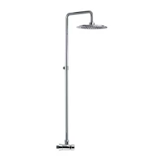 Душевая система наружнего монтажа нажимная порционная SOLESTOP 745403RM250