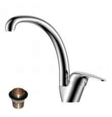 Y40 Смеситель для кухни, выс.пов.излив 214мм, р/ОД, хром, ROS, Y40-23U