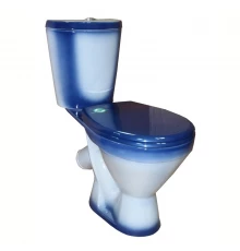 ЭЛЕГАНТ Унитаз-компакт косой вып., нижн. подвод, с арм. и сид.