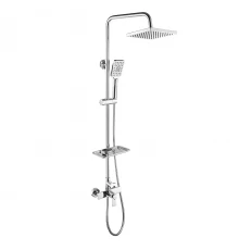 RS5 Смеситель для душа, без излива с верх.лейкой 'Троп.дождь', Терм, хром, ROS, RS50-45