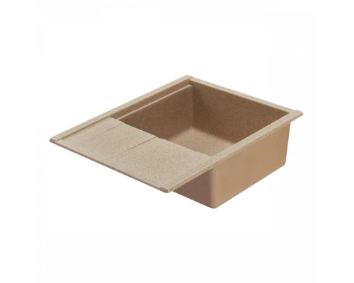 Мойка для кухни  Делия 65 650x516x218 мм, прямоуг. с крылом, песочный